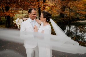 Winterwedding Brautpaar winterliche Hochzeit